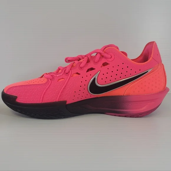 Nike GT Cut 3 Hyper Pink Black Basketball Shoes Mens Size 9.5 DV2913-600